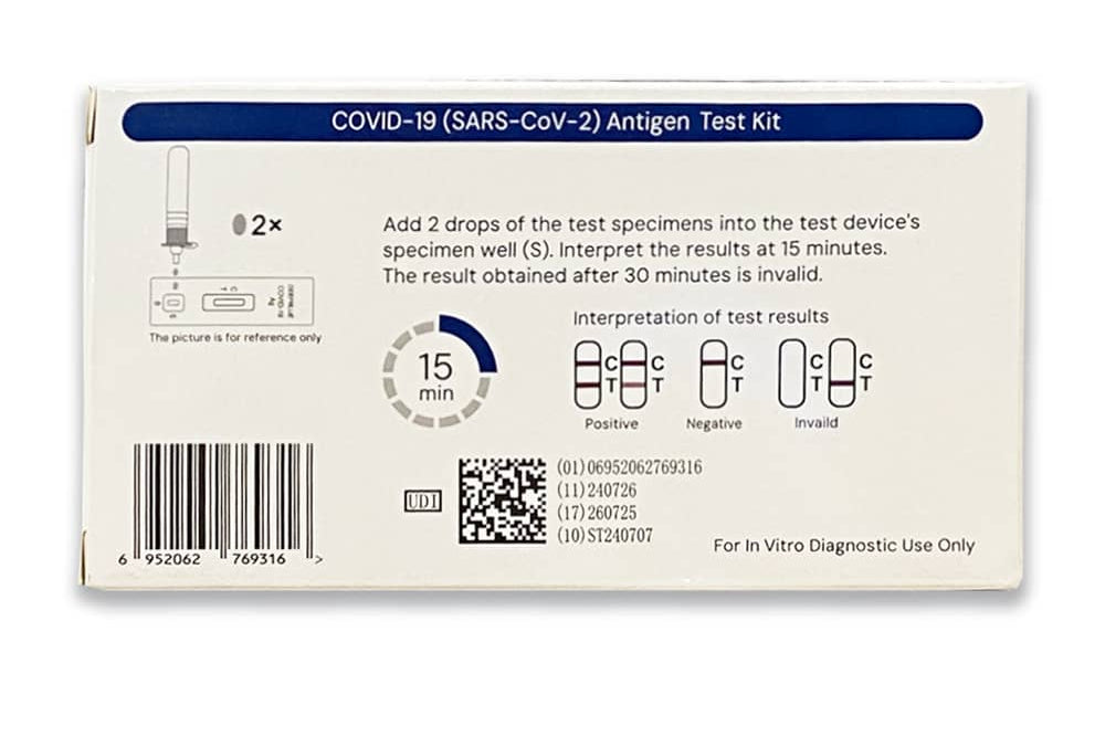 Deepblue Covid Test Instructions for Use IFU